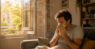 alergia primavera casa consejos polen hogar síntomas