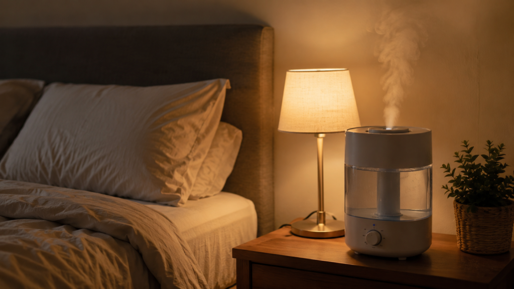 nariz taponada al despertar soluciones humidificador ventilación dormitorio