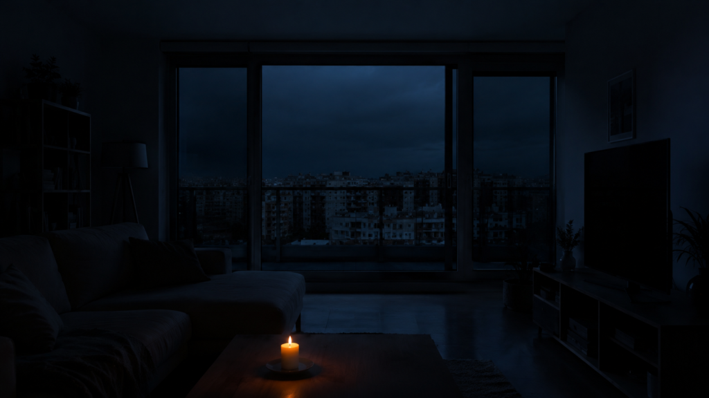 apagón en casa España 2025 oscuridad velas emergencia sin luz