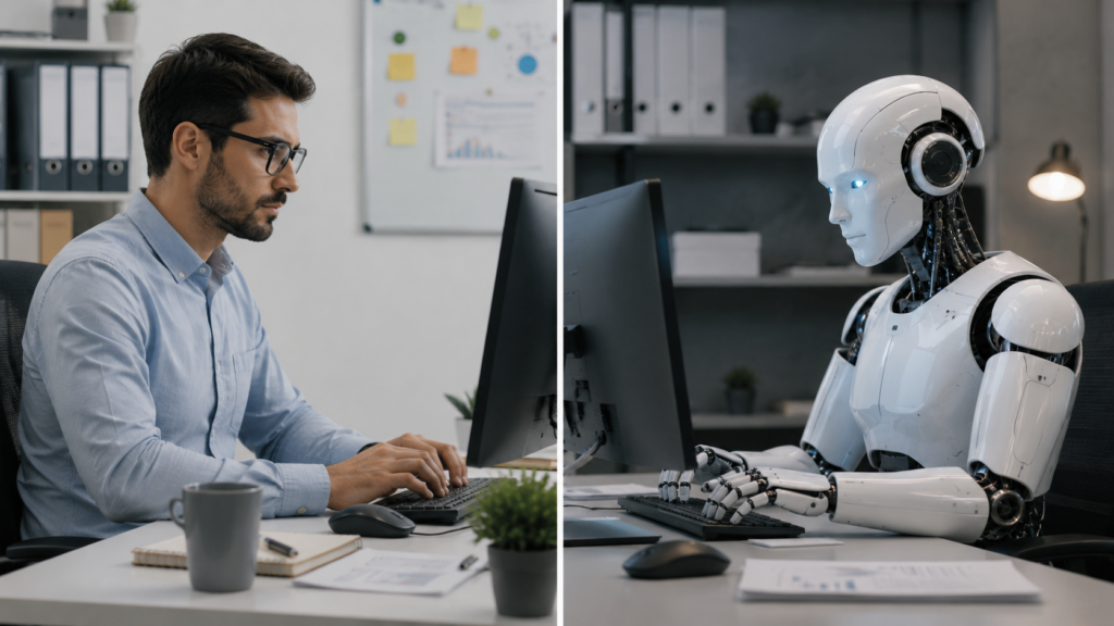 IA automatización trabajo España sectores empleos riesgo 2026