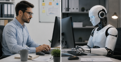 IA automatización trabajo España sectores empleos riesgo 2026