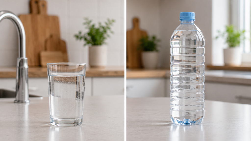 agua embotellada vs grifo comparativa precio ahorro familia España