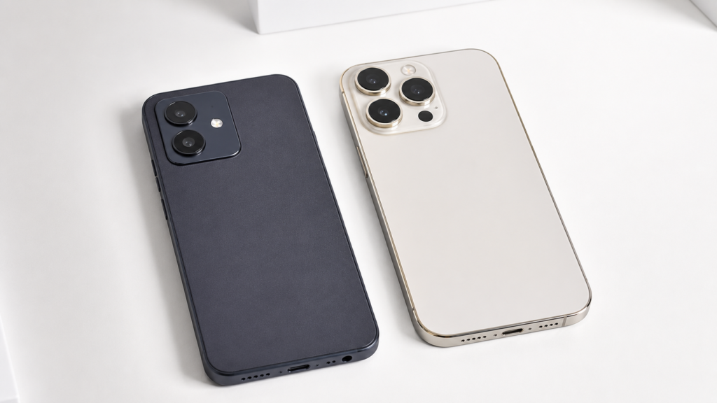 móvil barato AMOLED 120Hz batería 6000mAh comparativa iPhone gama alta
