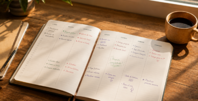productividad con IA agenda semanal planificación tareas prioridades ChatGPT