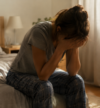 despertar cansado cama agotamiento mañana ocho horas sueño no reparador