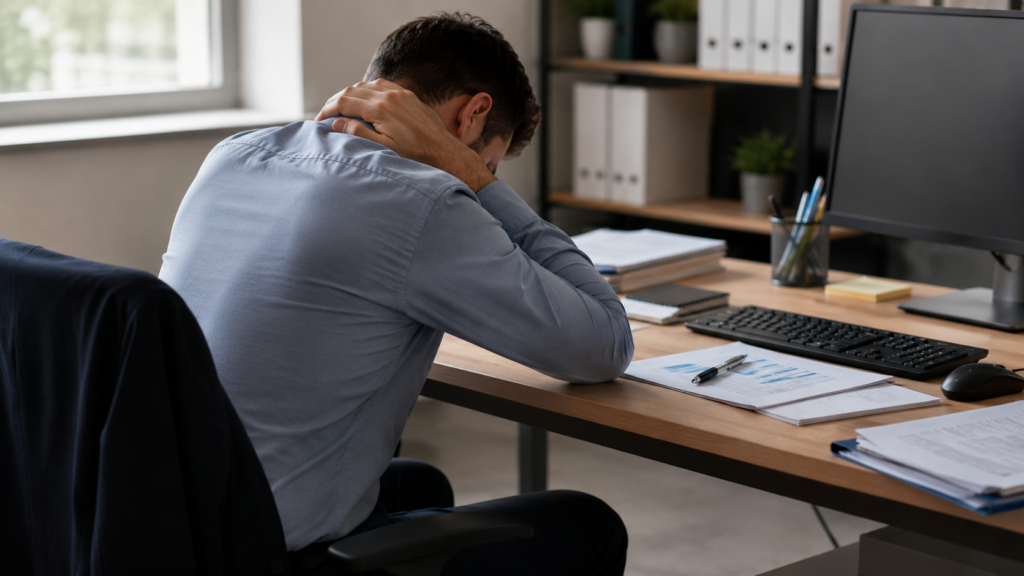 sedentarismo trabajo oficina silla ordenador horas sin moverse riesgos salud