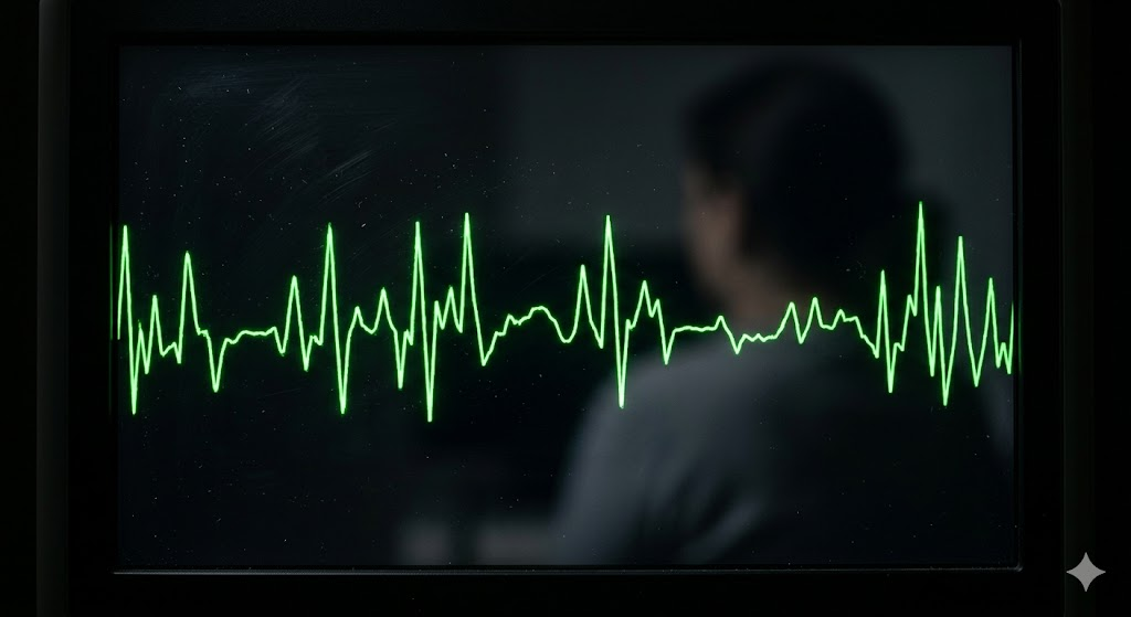 monitor de frecuencia cardiaca afectado por estrés crónico
