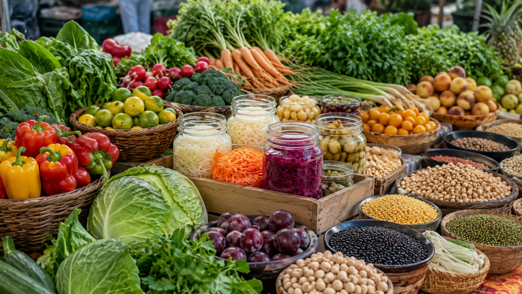 microbiota intestinal fibra alimentos fermentados recuperación dieta