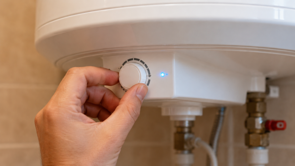 agua caliente sanitaria termo temperatura programador grifo aireador