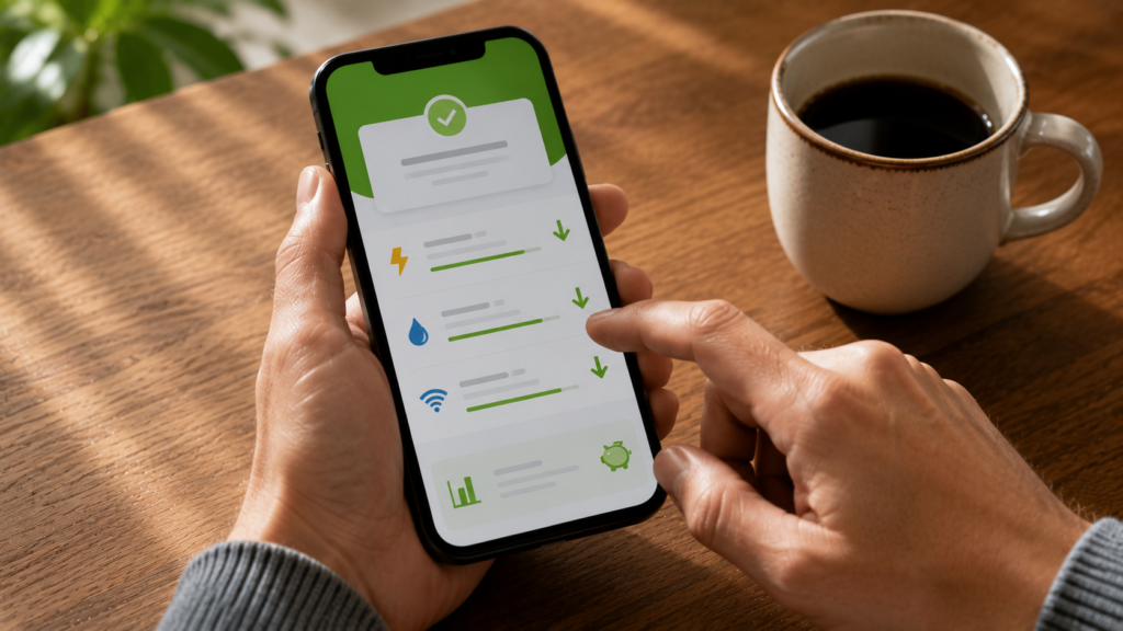 suministros del hogar cambiar compañía gas internet ahorro anual tabla
