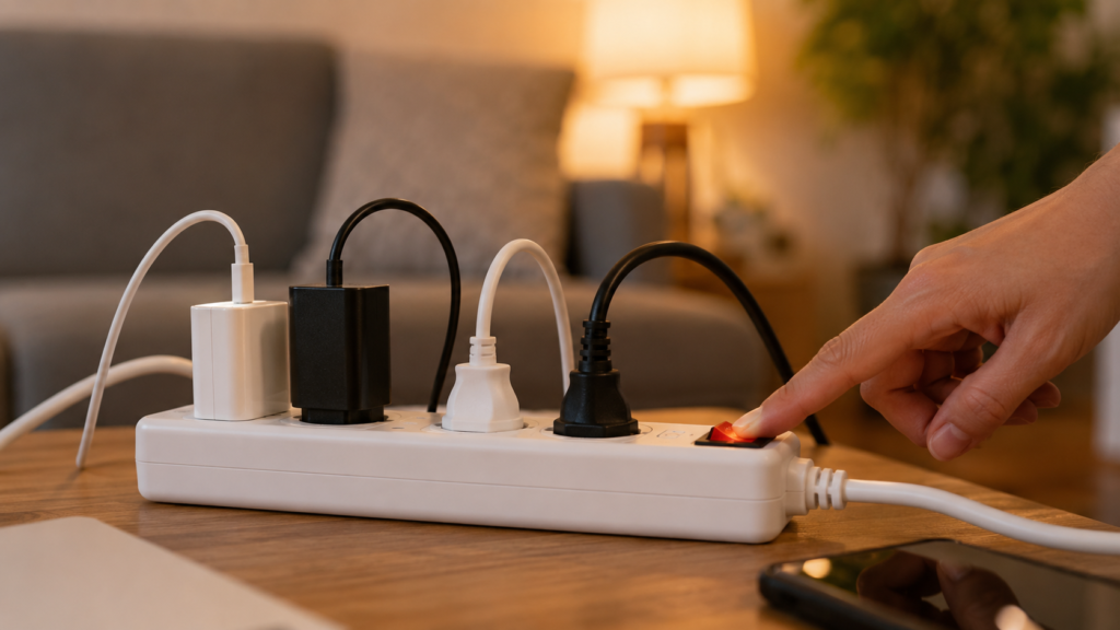 consumo de electrodomésticos regleta stand-by apagar enchufe ahorro anual