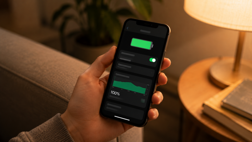 batería del móvil estado salud iPhone Android ajustes AccuBattery