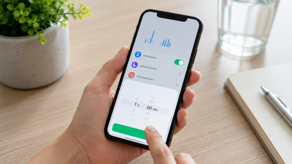 algoritmo de TikTok controlar tiempo pantalla límite notificaciones historial