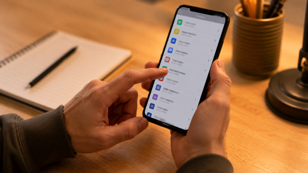 aplicaciones espía control acceso permisos apps configuración privacidad móvil